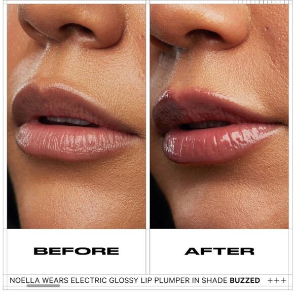 MILK MAKEUP Electric Glossy Lip Plumper Color- Buzzed Nude - Picture 3 of 10